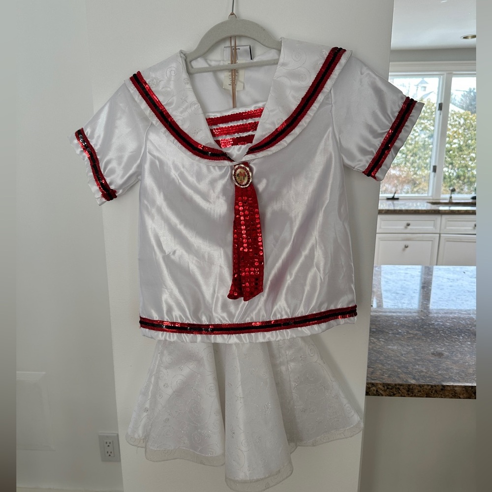 Disney Cruise Line - Minnie Mouse Sailor - Nautical Costume, Size MD 7-8